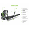 Ego Backpack Blower 1020m3/h.
No Battery or Charger