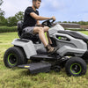 Ego TR4201E - 107cm Garden
Tractor, Side Discharge, Mulch
Plug + 1600W Charger