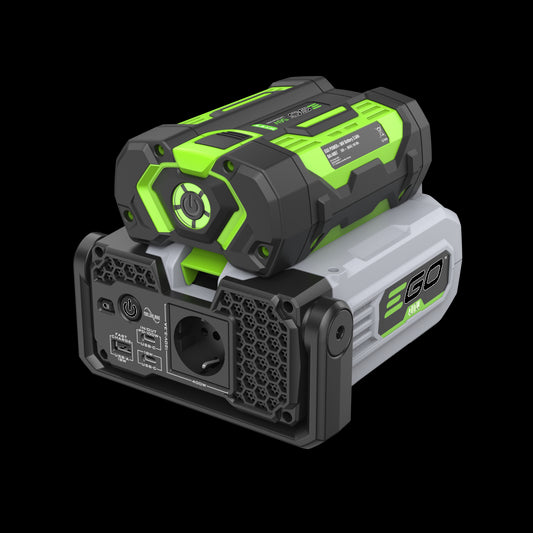 Ego Nexus Escape 400W Pure
Sinewave Inverter, USB C /
Light. 2.5Ah Battery