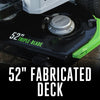 Ego ZT5201E-L - 132cm Z6 Zero
Turn 3 Blade Fabricated Deck,
Side Discharge